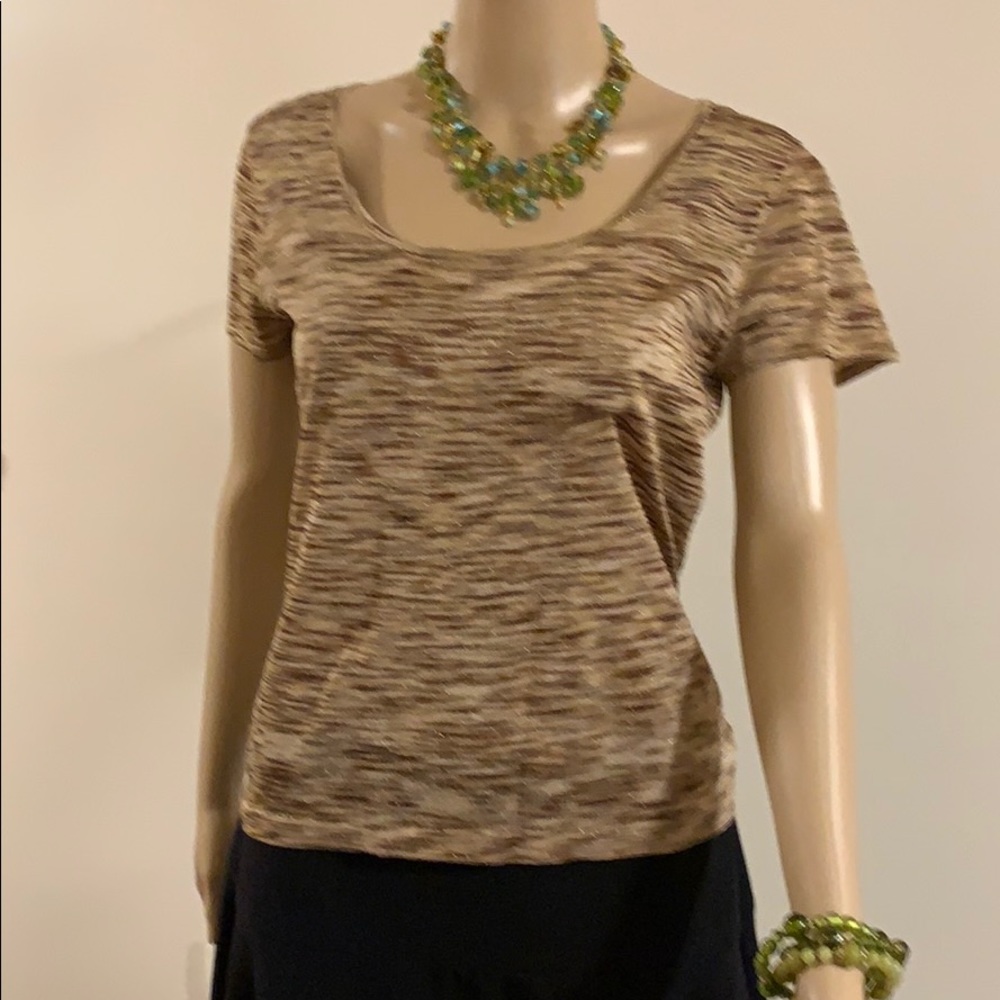 Talbots Gold Dressy top